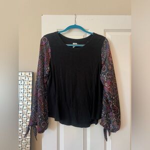 Anthropologie long-sleeved blouse